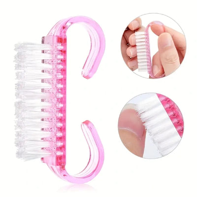 Rosa Nagelbürste für Maniküre Pediküre Nageldesign