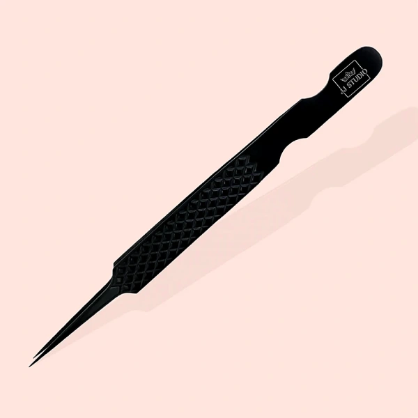  Präzisionspinzette Nr. 021 ist eine klassische Pinzette mit gerader Nadelspitze für die Wimpernverlängerung 