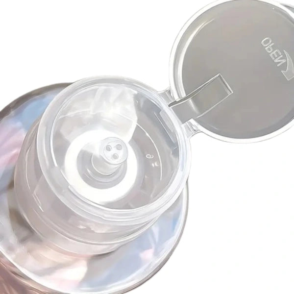 Cleaner Pumpspenderflasche – 220 ml . Transparente Flasche