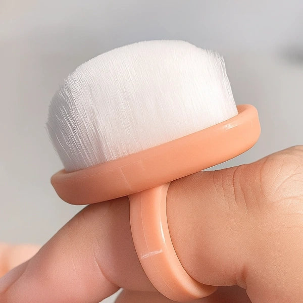 Nagelbürste mit Ringgriff weiche Borste für Nail Art