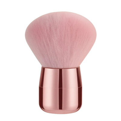 Staubpinsel Nageldesign – Rosa Chrom, weich & wuschelig (9 cm)
