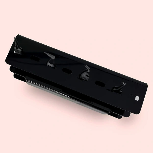 Pinzettenständer für 8Profi Pinzetten für Wimpernverlängerung. Pinzetteorganizer in schwarzer Farbe