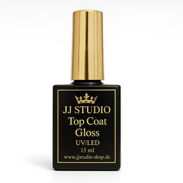 Gloss Top Coat - für Nageldesign 15 ml schwarze Flasche