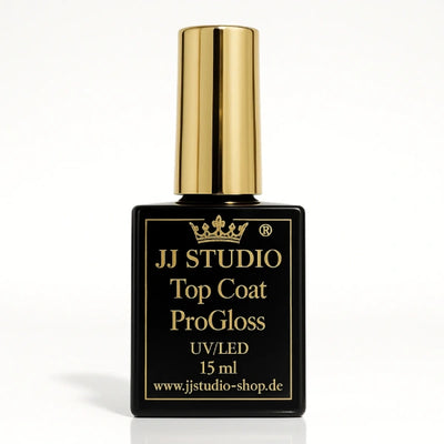 ProGloss - Top Coat  für Nagelmodelage - 15 ml schwarze Flasche