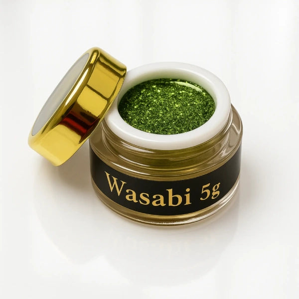 Glitzergel Wasabi 5g. Für Nagelmodelage