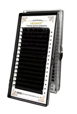 Premium Eyelash  – 0.05 | D-Curl | Schwarz Matt 8-14 mm